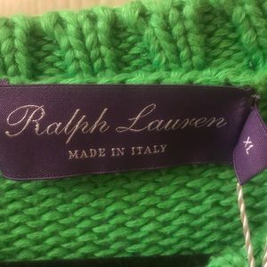 Ralph Lauren Sweaters - Ralph Lauren 100 percent green cotton sweater Ralph Lauren Sweaters - Ralph Lauren 100 percent green cotton sweater